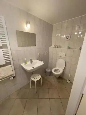 Ein Badezimmer in der Unterkunft Apartment Jobelius