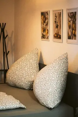 Ein Sitzbereich in der Unterkunft Apartment Alte Schule Zell