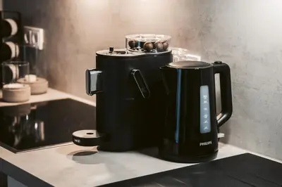 Kaffee-/Teezubehör in der Unterkunft Apartment Alte Schule Zell