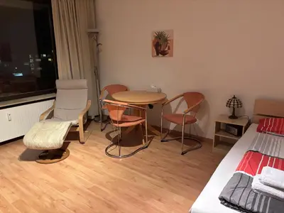Ein Bett oder Betten in einem Zimmer der Unterkunft Ferienwohnungen im Taunusblick