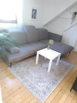 Ein Sitzbereich in der Unterkunft Gemütliche, feine Ferienwohnung mit Nähe zum Rhein- Ideal für 2
