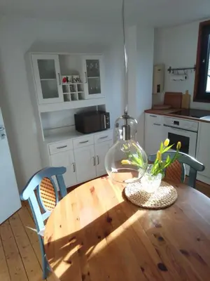 Küche/Küchenzeile in der Unterkunft Gemütliche, feine Ferienwohnung mit Nähe zum Rhein- Ideal für 2