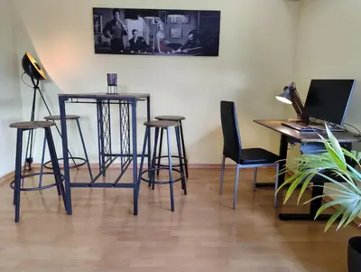 TV/Unterhaltungsangebot in der Unterkunft Klimatisiertes Wohnen in der Alten Apotheke Oberkirchen