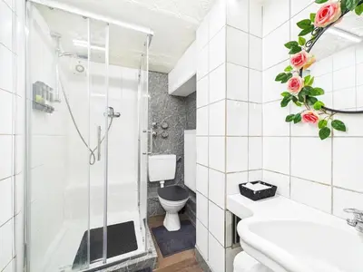 Ein Badezimmer in der Unterkunft Apartment in Kordel