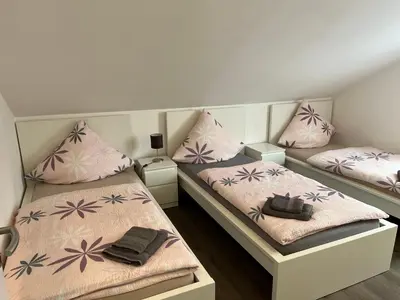 Ein Bett oder Betten in einem Zimmer der Unterkunft Apartment Nordschleife- Vina A3