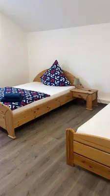 Ein Bett oder Betten in einem Zimmer der Unterkunft Apartment Nordschleife- Vina A3