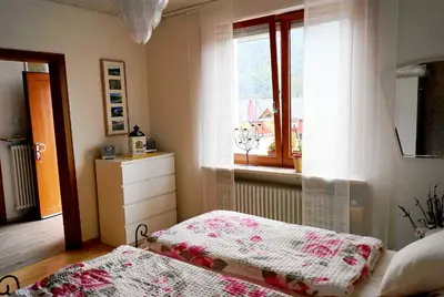 Ein Bett oder Betten in einem Zimmer der Unterkunft Haus Moselblick Hatzenport