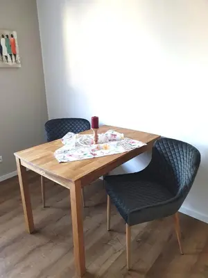 Ein Sitzbereich in der Unterkunft Quellenweg