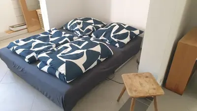 Ein Bett oder Betten in einem Zimmer der Unterkunft Luessishausen im Lüsserttal mit 140m2 und Glasfaser-DSL