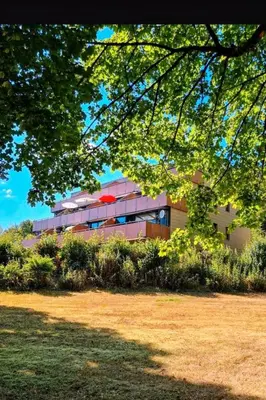 Ein Garten an der Unterkunft Seeblick