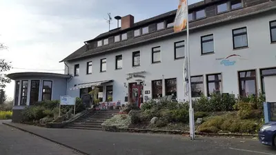 Das Gebäude in dem sich das Hotel befindet