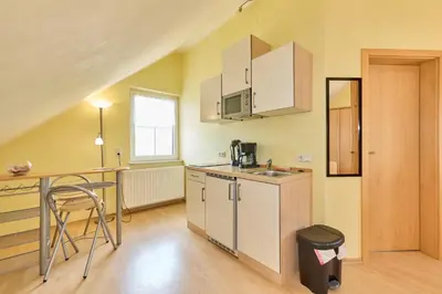 Küche/Küchenzeile in der Unterkunft Gästehaus Binz-Meyer Fewo Grainskopf