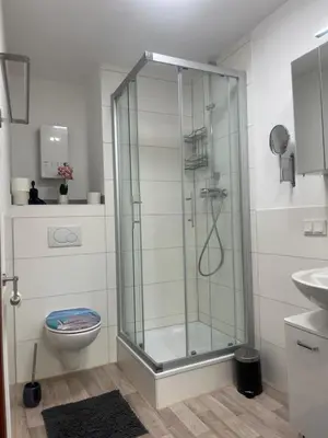 Ein Badezimmer in der Unterkunft Wunderschöne Ferienwohnung