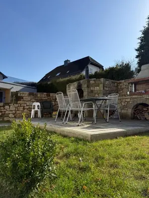 Das Gebäude in dem sich die Ferienwohnung befindet