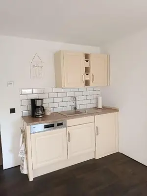 Küche/Küchenzeile in der Unterkunft Haus am Wanderweg
