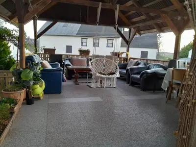 Ein Sitzbereich in der Unterkunft Casa Ana-Maria