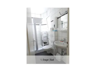 Ein Badezimmer in der Unterkunft Ferienwohnung Trier Stadtmitte/Fußgängerzone