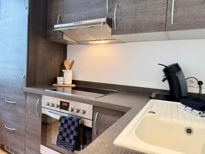 Küche/Küchenzeile in der Unterkunft Gemütliches Apartment im Zentrum Andernach