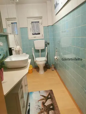 Ein Badezimmer in der Unterkunft Fewo in Weierbach bei Idar-Oberstein