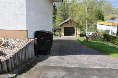 Das Gebäude in dem sich die Ferienwohnung befindet