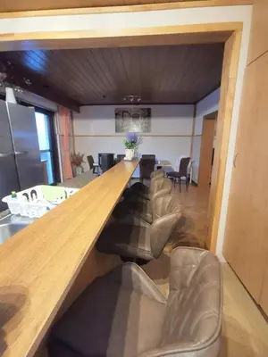Ein Sitzbereich in der Unterkunft Fewo in Weierbach bei Idar-Oberstein