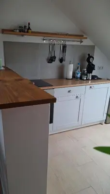 Küche/Küchenzeile in der Unterkunft Ferienwohnung Vulkaneifel