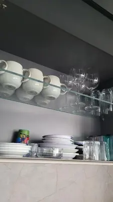 Küche/Küchenzeile in der Unterkunft Ruhig gelegende Ferienwohnung an der Mosel