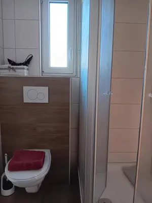 Ein Badezimmer in der Unterkunft Ferienwohnung Götz