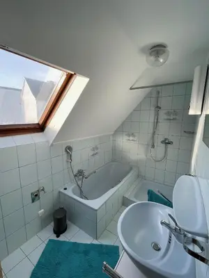 Ein Badezimmer in der Unterkunft Ferienwohnung Körnernest