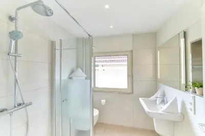 Ein Badezimmer in der Unterkunft Oberhausen an der Nahe LIEBLINGSORT - Ferienappartements