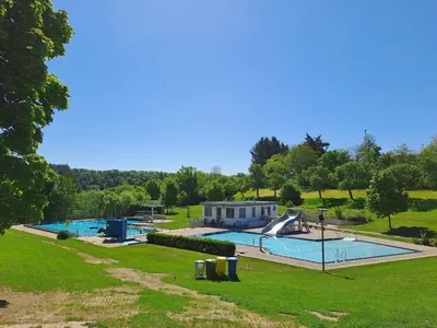 Der Swimmingpool an oder in der Nähe von Kronenhaus