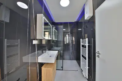 Küche/Küchenzeile in der Unterkunft Apartment Funkenberg