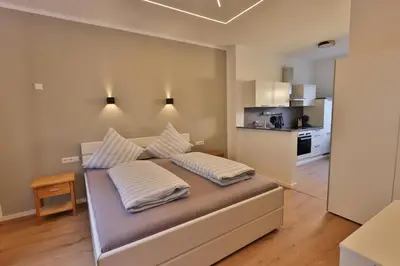Küche/Küchenzeile in der Unterkunft Apartment Funkenberg