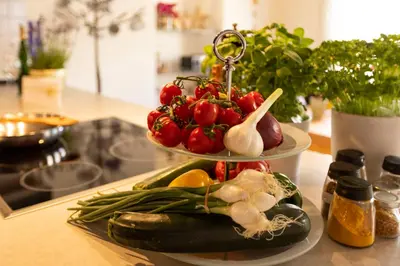 Essen in der Ferienwohnung oder in der Nähe