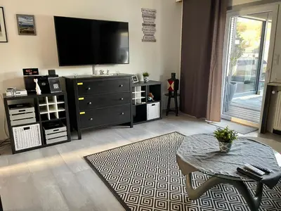 Küche/Küchenzeile in der Unterkunft Ferienwohnung Zum Preußensteig I max 3 Gäste