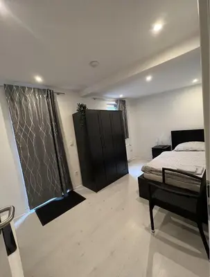 Ein Bett oder Betten in einem Zimmer der Unterkunft Monteurzimmer RLP - Ihr Zuhause auf Zeit!
