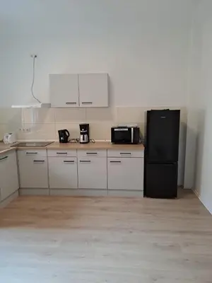 Küche/Küchenzeile in der Unterkunft Monteurzimmer RLP - Ihr Zuhause auf Zeit!