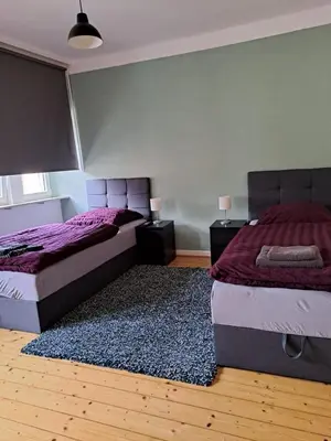 Ein Bett oder Betten in einem Zimmer der Unterkunft Monteurzimmer RLP - Ihr Zuhause auf Zeit!