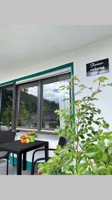 Ein Garten an der Unterkunft Ferienwohnung am Meulenwald