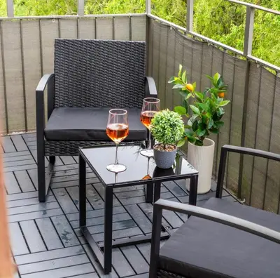 Ein Balkon oder eine Terrasse in der Unterkunft Moselblick-Balkon Familienparadies mit Spielzimmer ruhig & großzügig