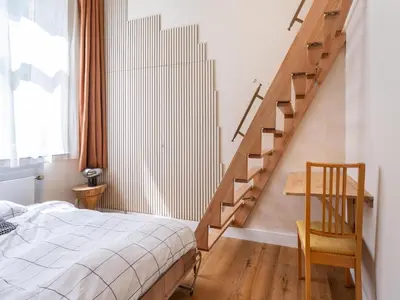 Ein Bett oder Betten in einem Zimmer der Unterkunft Apartment in Koblenz near Deutsches Eck