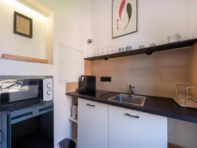 Küche/Küchenzeile in der Unterkunft Apartment in Koblenz near Deutsches Eck
