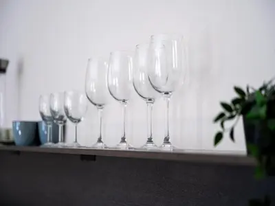 Getränke in der Unterkunft Apartment in Koblenz near Deutsches Eck