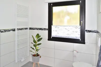 Ein Badezimmer in der Unterkunft Ferienwohnung Soonwaldblick