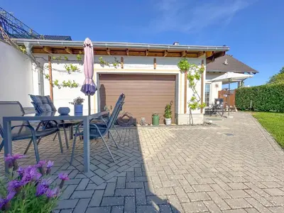 Ein Garten an der Unterkunft Bianka