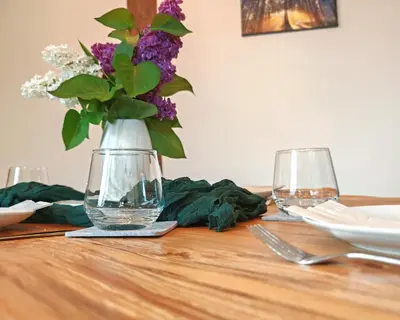 Getränke in der Unterkunft Sonniges Loft am Soonwald