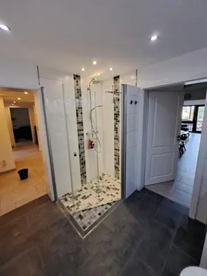 Ein Badezimmer in der Unterkunft Ferienwohnung,,Japan Art,,
