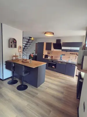 Küche/Küchenzeile in der Unterkunft Ferienhaus Kronweiler