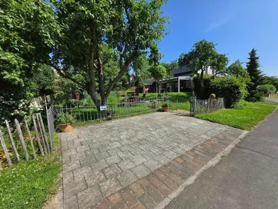 Ein Garten an der Unterkunft Ferienwohnung Köhler Heymann