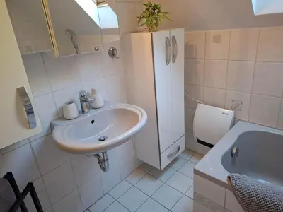 Ein Badezimmer in der Unterkunft Ferienwohnung Eifelruhe